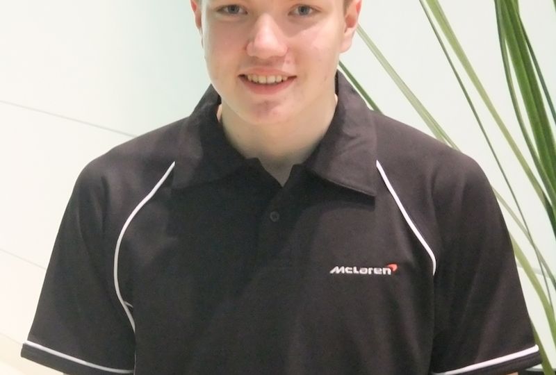 Formelsport: Benjamin Mazatis in der McLaren Performance Academy 2014