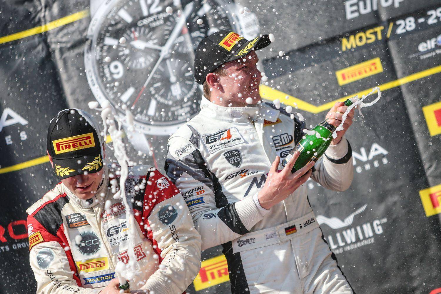 Beeindruckender Saisonauftakt für Benjamin Mazatis im GT4 Central European Cup in Most 1 GTM218 21959JS BU