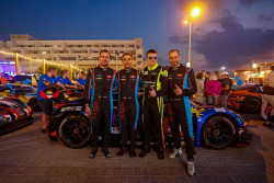 Benjamin Mazatis gegen Valentino Rossi bei den 24H Dubai 45